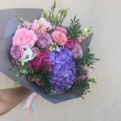 Bouquet with  hydrangea