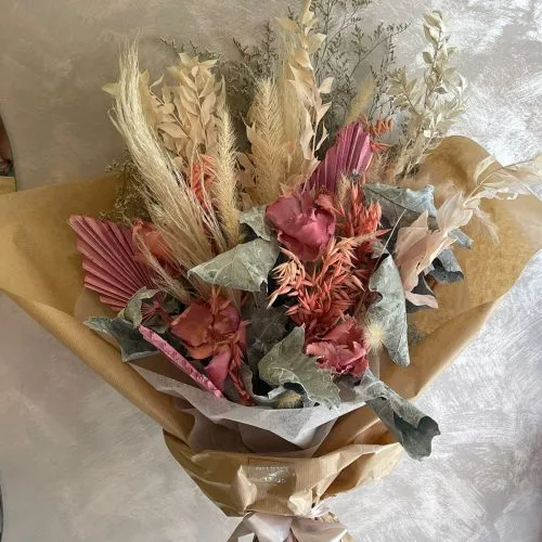 Bouquets of dried flowers